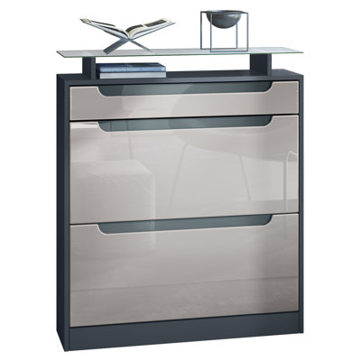 16 Pair Shoe Storage Cabinet