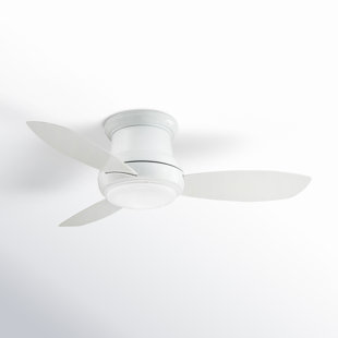44" Concept II 3 - Blade LED Propeller Ceiling Fan with Remote Control and Light Kit Included