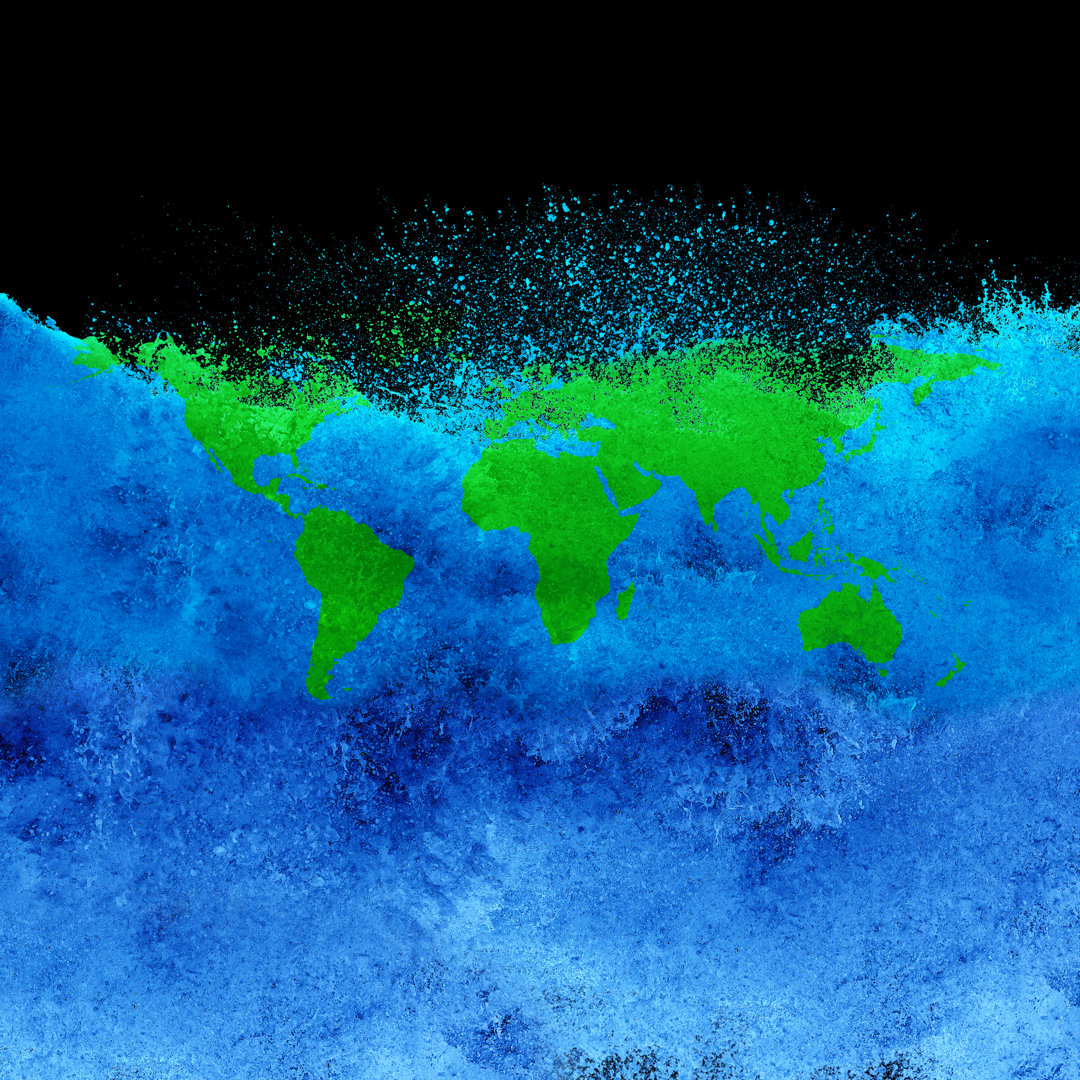 Global Warming von Imagedepotpro - Kunstdrucke auf Leinwand ohne Rahmen