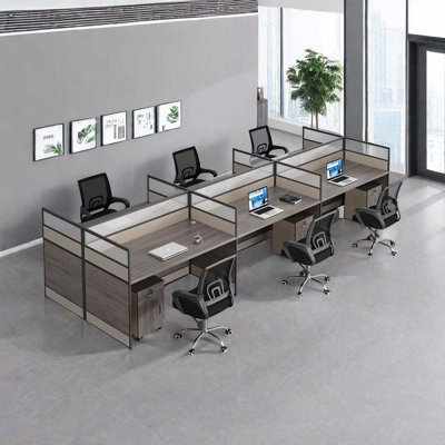 Miland Rectangle 6 Person 141.73'' L Training Table