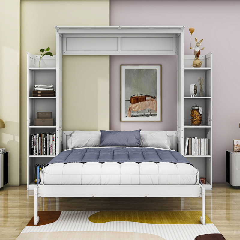 Lit escamotable Marchie Murphy, Grand, Blanc
