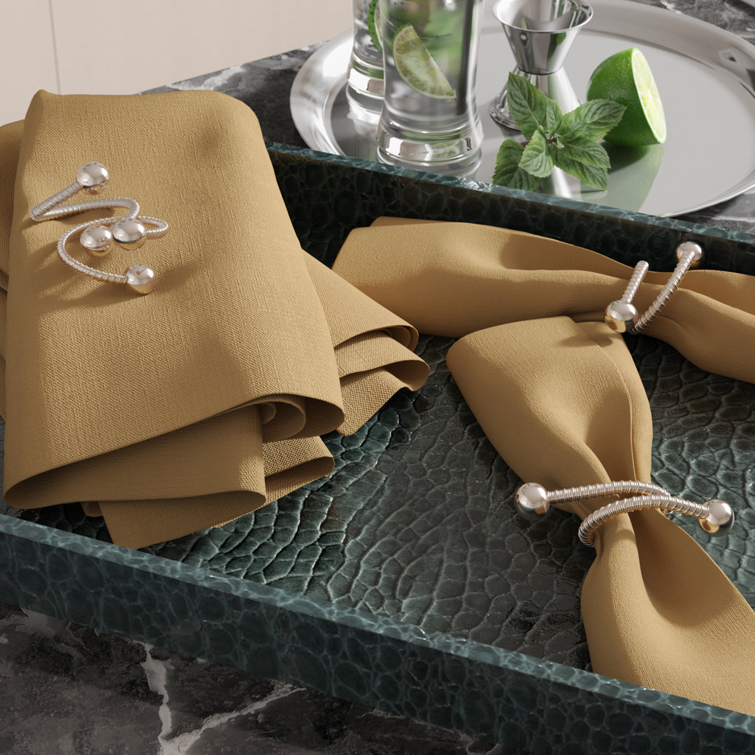 Metal Napkin Ring (Set of 4) Ivy Bronx