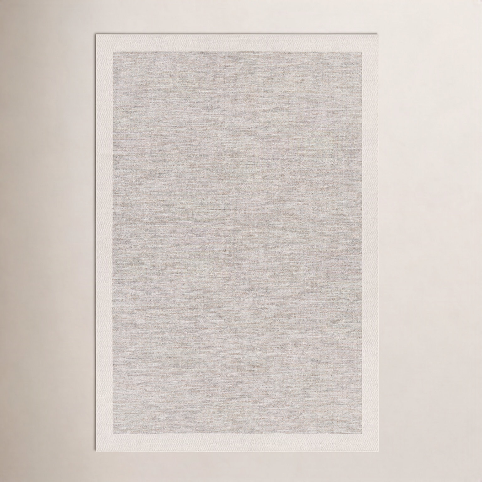 Millom Taupe Cream Outdoor Rug, Rectangle 5'3" x 7'7"