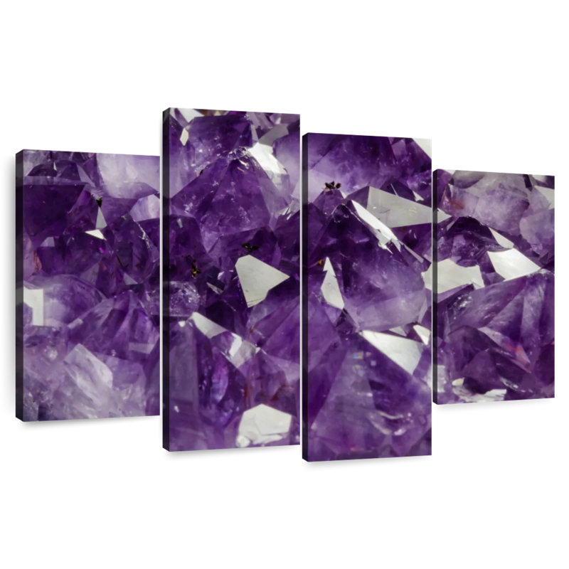 Cristal améthyste mauve Alvord, H 27 po x l 43 po
