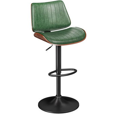 Xzayden Swivel Upholstered Adjustable Height Counter Stool,Bar Stool with Metal Frame