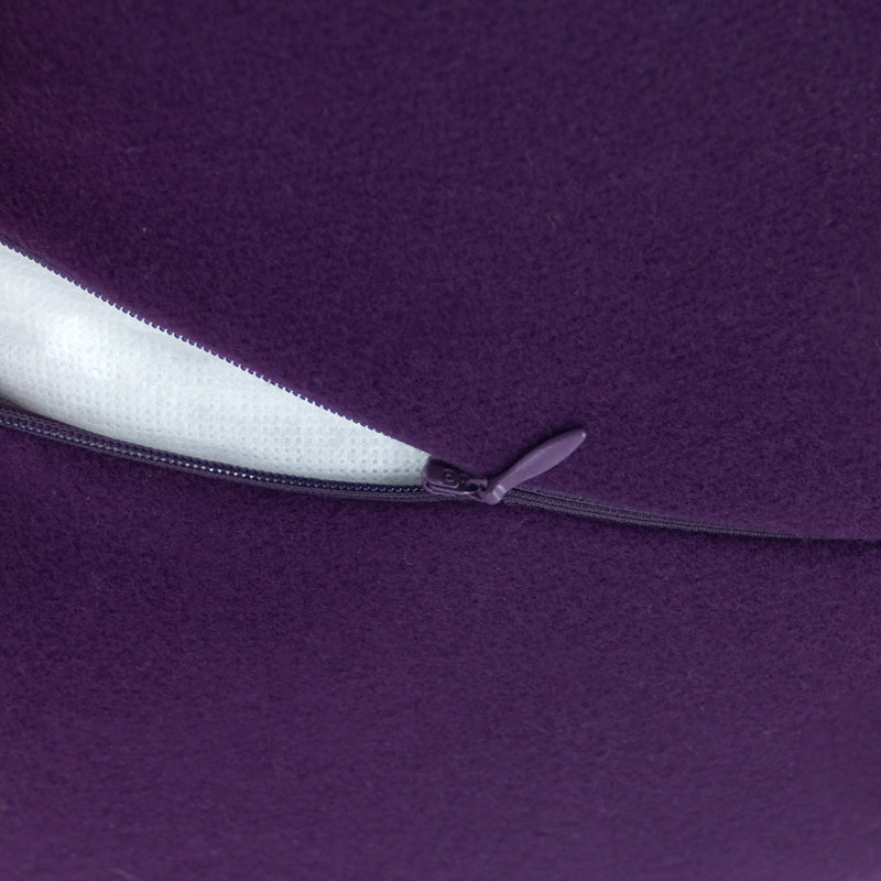 Housse et insert décoratif décoratif 3D Floral, H 12 po x l 12 po, Mauve - peluche double