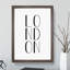 London - Picture Frame Typography-62802725-62802728