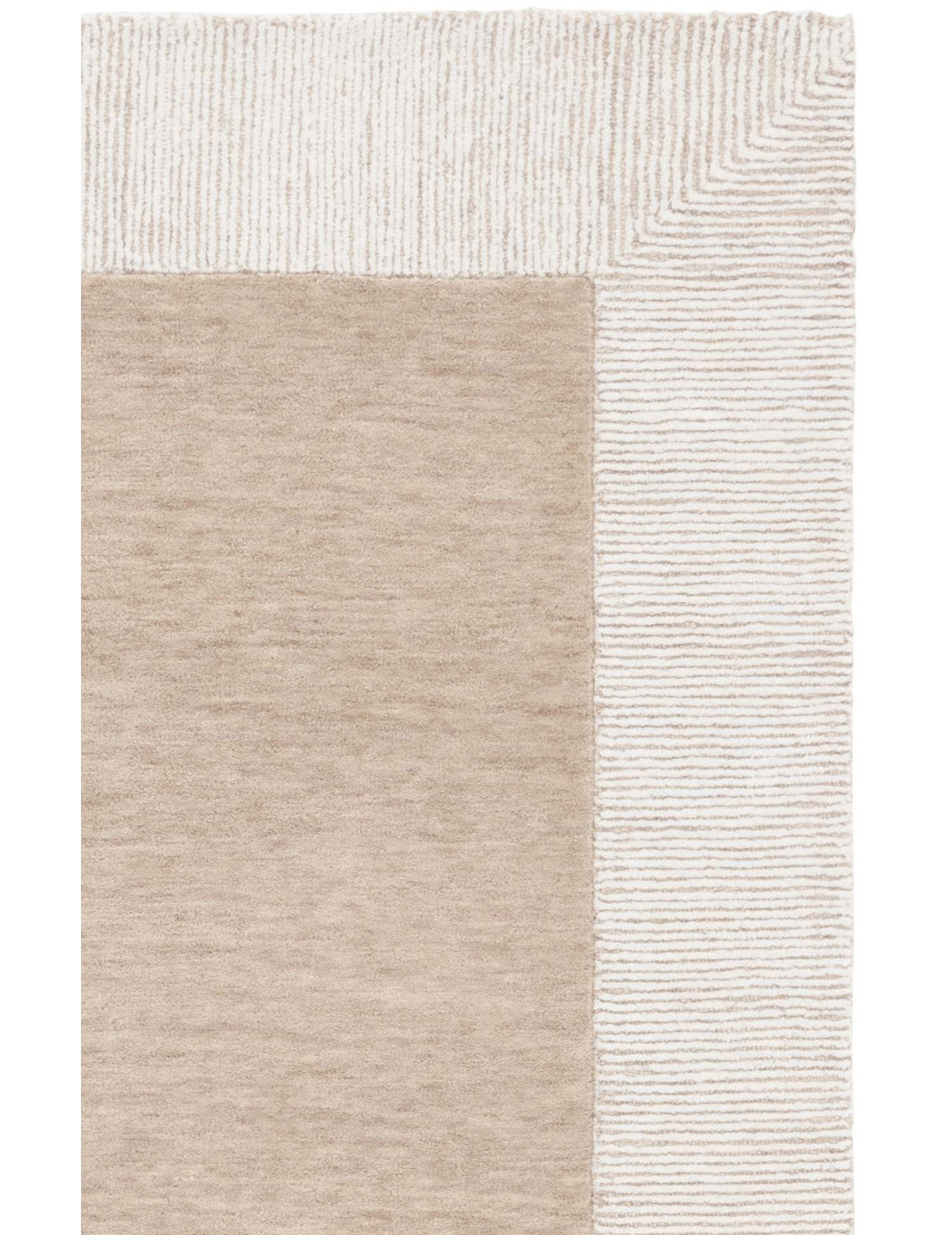 Ellsworth Hand-Tufted Geometric Wool Rug, Square 6'