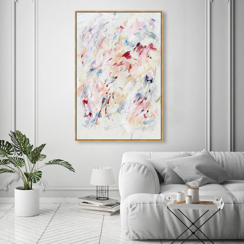 Is It Love Print by Oliver Gal, 16"H x 11"W, Gold Floater Frame