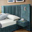 Structure de lit tapissier grand avec tissu chenille-1335209928-1335209932