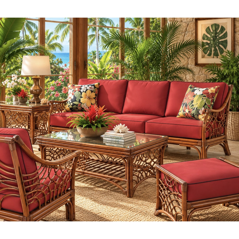 Rainey Upholstered 79 " Polyester Sofa, Glory Buttercup 100% Polyester, Black/White