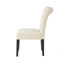 Élégante chaise de salle à manger 2 - avec base 2 chaises au look moderne, revêtement en bois franc