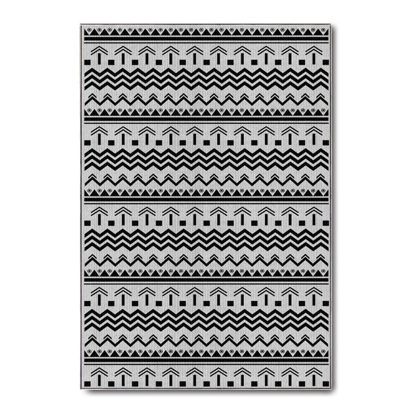 Tapis en coton Dianna, Tapis de couloir 2 pi 7 po x 11 pi 6 po