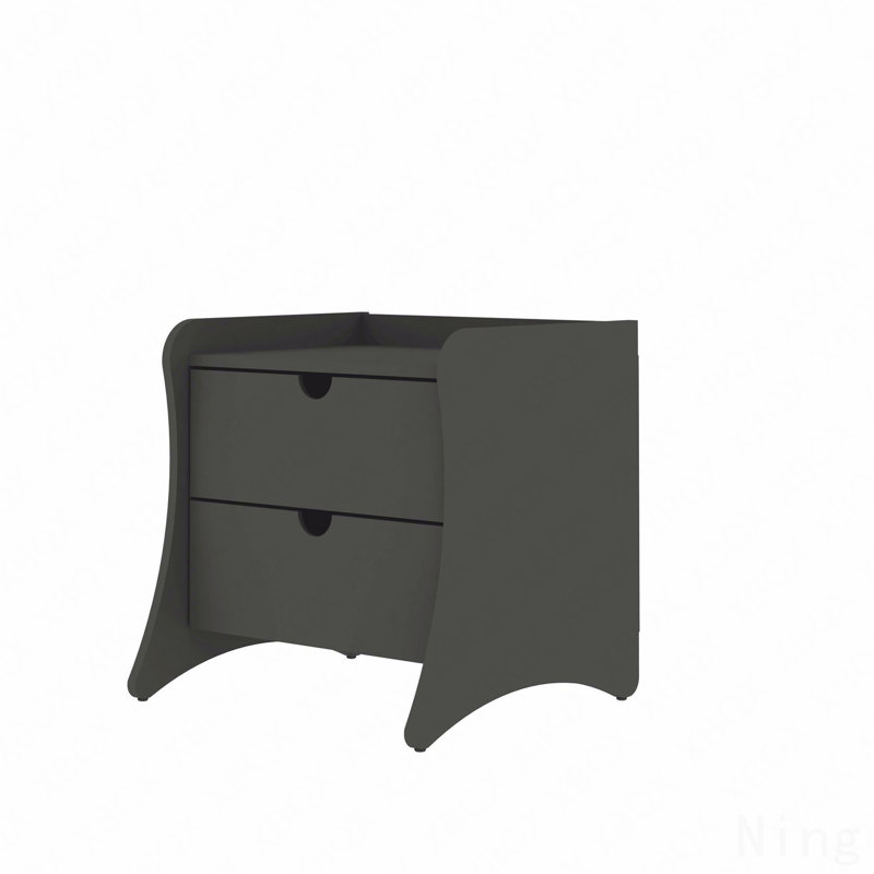 Nightstand, Charcoal Gray