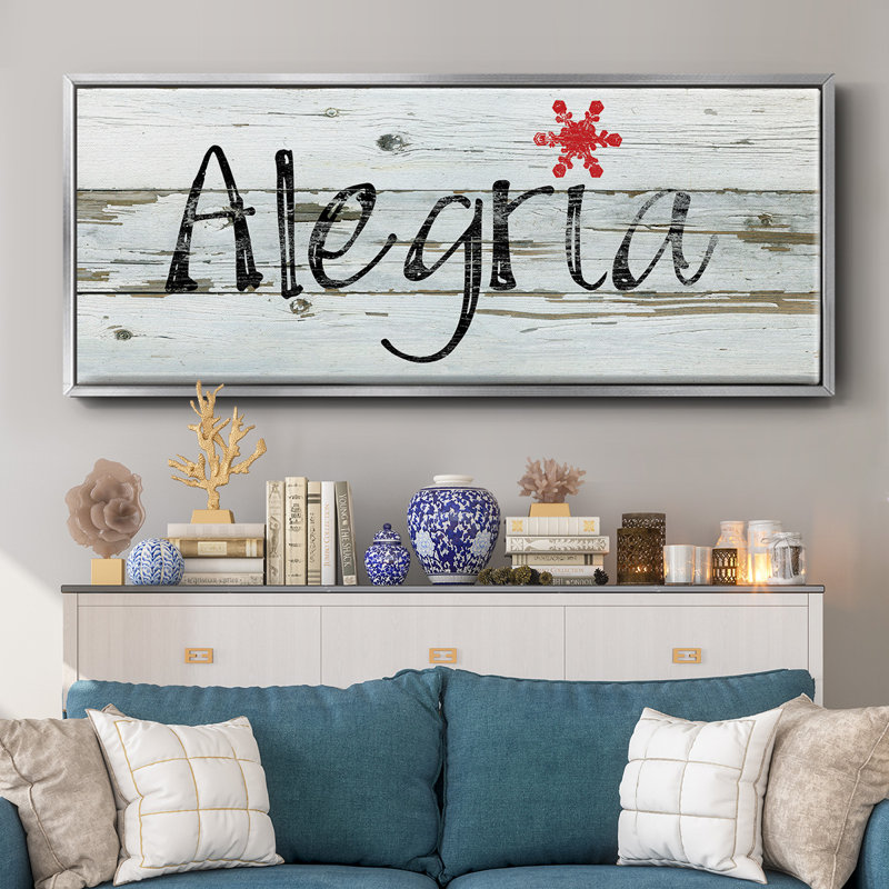 Toile encadrée Alegria