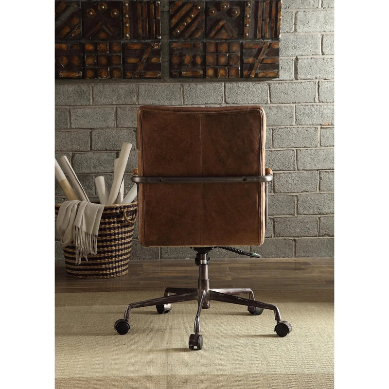 Chaise de bureau Harith, Brun