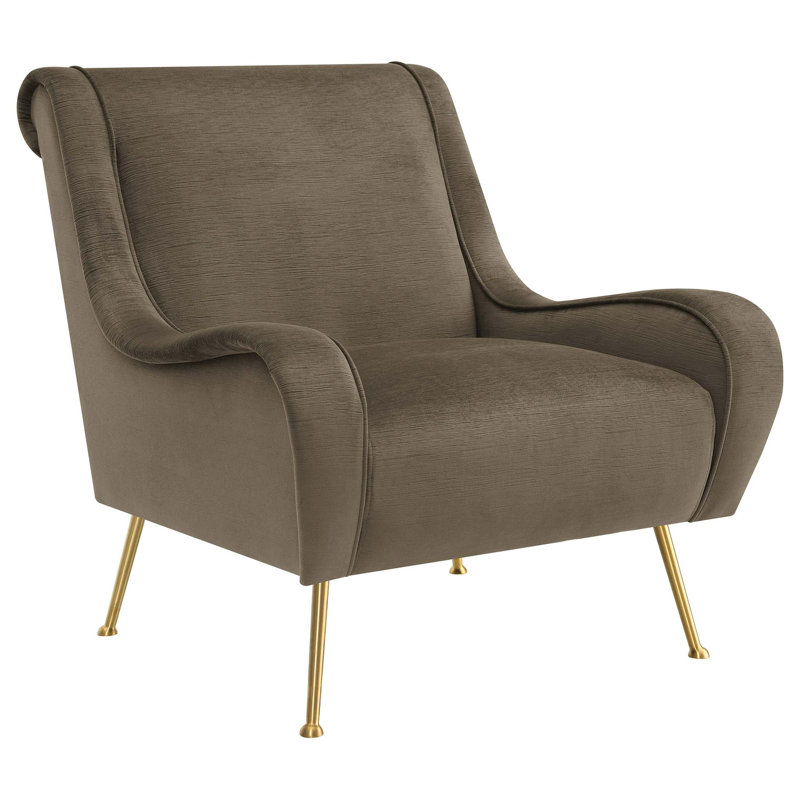 Fauteuil d'appoint à coussin truffé Lundy, Truffe