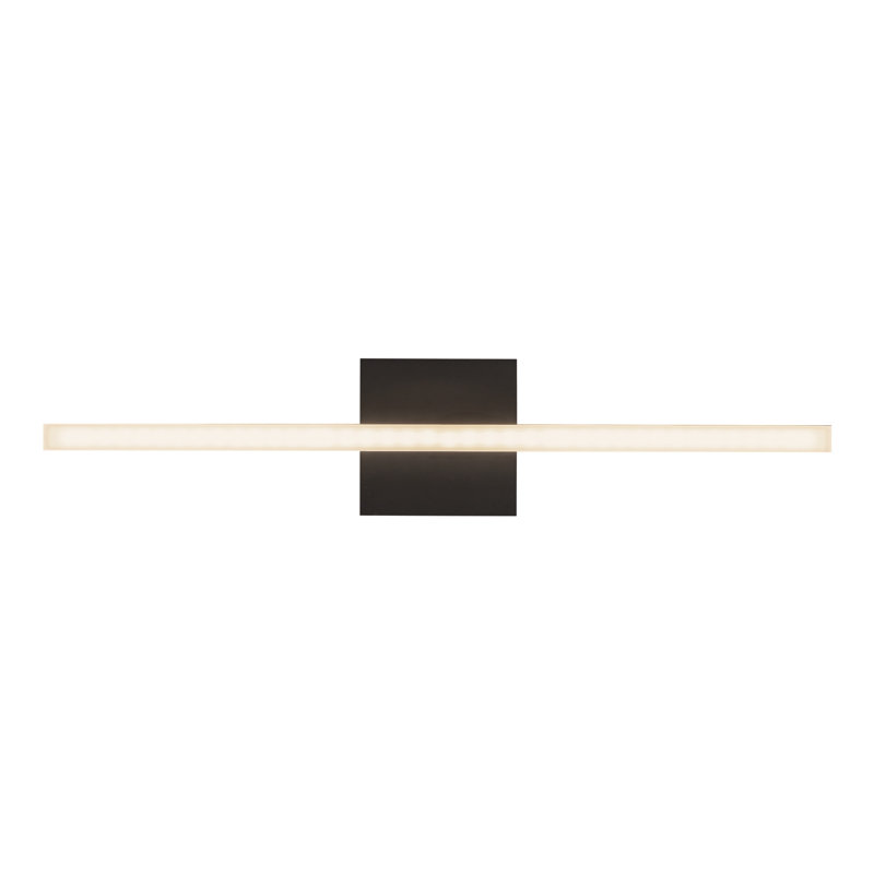 Vega 1 - Light LED Wallchiere, Black, 22.875" H x 4.75" W x 1.75" D