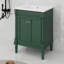 Meuble-lavabo 24 po avec lavabo supérieur, meuble de rangement moderne à 2 niveaux-474539022