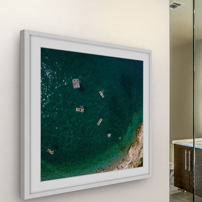 « let of float », reproduction encadrée