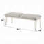 Banc rembourré Veda Boucle