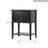 Sleek Black Minimalist Nightstand-107694005