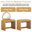 Coiffeuse 39 po avec miroir lumineux-624294887