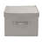 Storage Bins with Lids and Chromed Grommet Handles Light-444069319-444069317