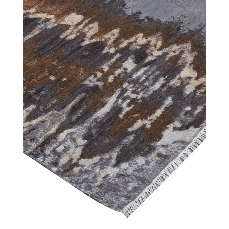 Overdyed One-of-a-Kind 10'3" x 8'1" Hand Knotted Area Rug