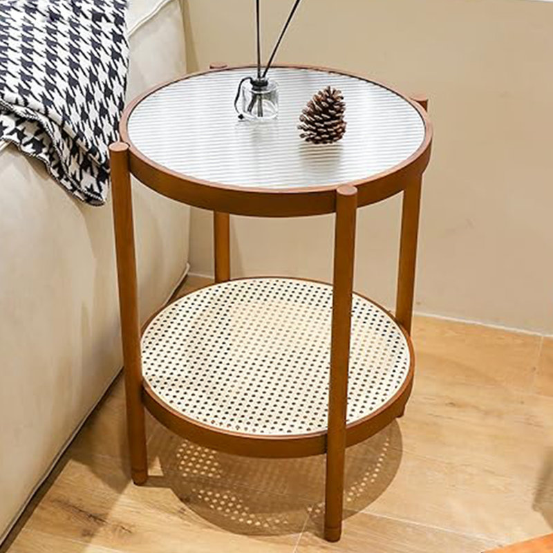 Table basse à dessus en verre