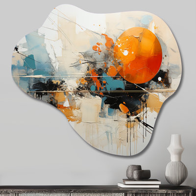 Ciprianna - Dams Cloud, décoration murale en métal, reproduction d'art asymétrique moderne