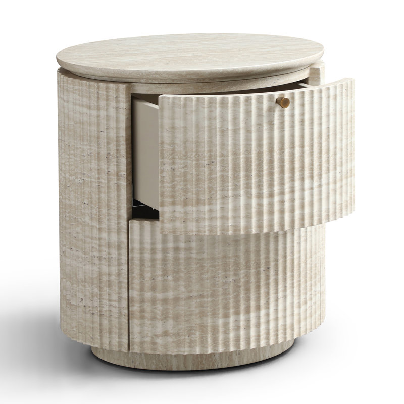 Table de chevet 2 tiroirs Modern