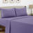Lux Decor 4-Piece Ultra Soft Microfiber Sheet Set Deep Pocket Fitted Sheet, Wrinkle-Resistant & Easy Care Bedding-960111327-960111335