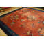 Tapis bleu marine, rouge / rouille