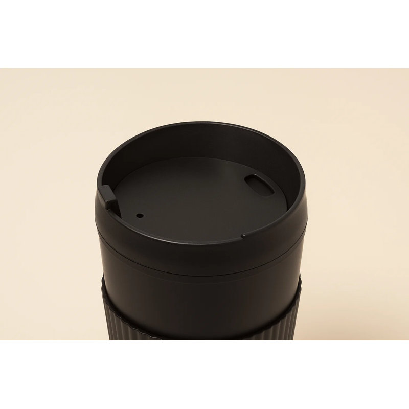 Gobelet de voyage à double paroi Mesa, noir, 20 oz, ensemble de 2, Noir