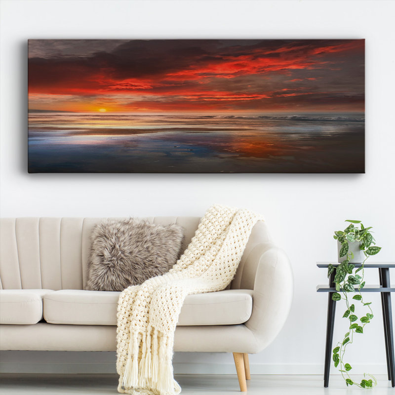 " Before The Moon ", 24" H x 60" W x 1.5" D