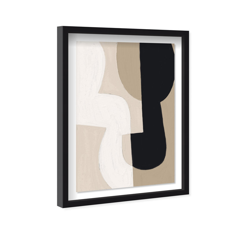 Minimalist Modernism II Print by Oliver Gal, 11.5"H x 16.5"W, Black Shadowbox