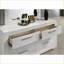 Table de chevet 2 tiroirs White Glam