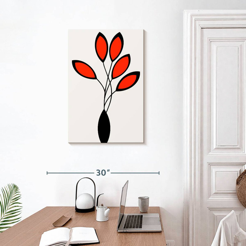 Harnek Cinco Red, 30" H x 20" W