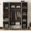 Armoire 4 portes avec 1 tiroir