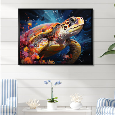 " Serene Turtle Underwaters "