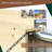 Hanging Balcony Table Wood Foldable Railing Bar