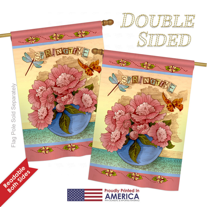Double Sided Polyester Garden Flag, 40" H x 28" W
