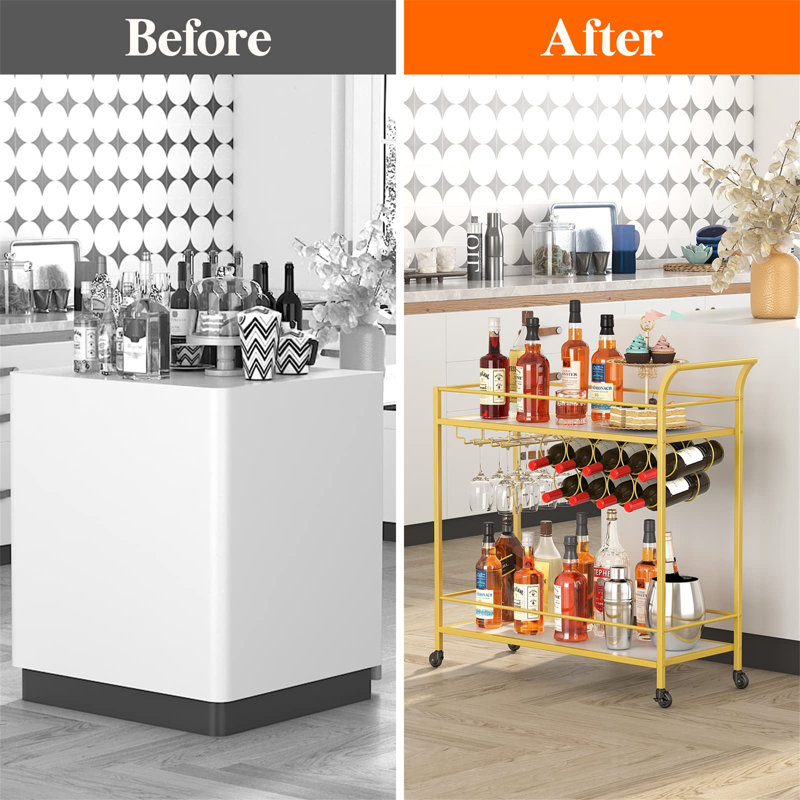 Selim 203.2cm Bar Cabinet
