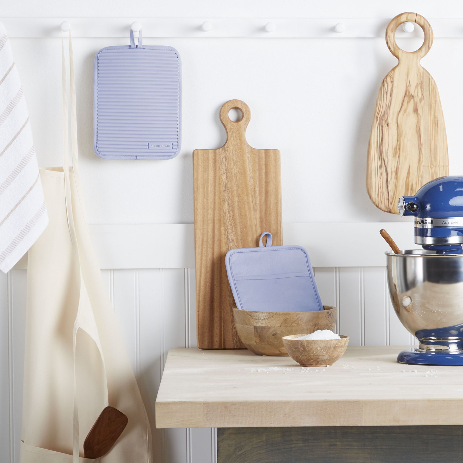 KitchenAid Potholder, Lavender Cream