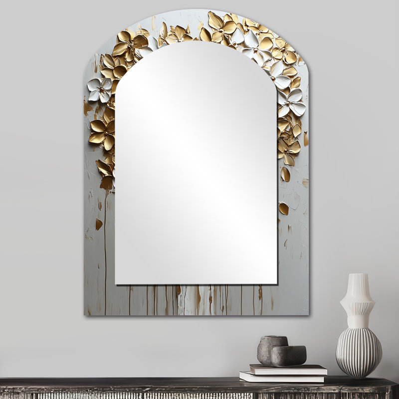 Miroir mural blanc, 34 po x 25 po