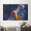 Marvel at the Universe: art de la toile de la NASA par James Webb, toile blanche encadrée 1P
