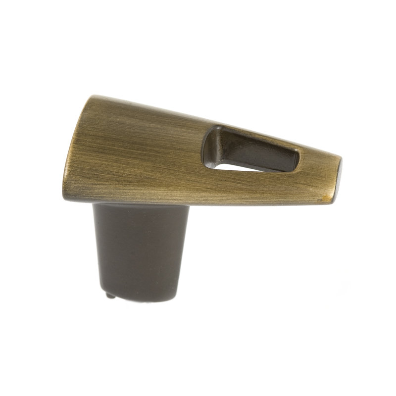 Tribal 1 1/2" Length Knob, Antique Brass