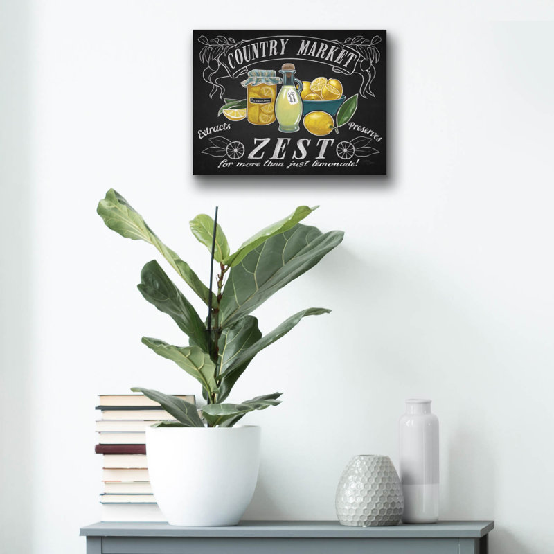 Art mural en verre acrylique «Farm Fresh 5» par Wellington Studio, H 12 po x l 16 po x P 0,13 po