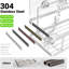Serviteur de douche en acier inoxydable Noll-972509607